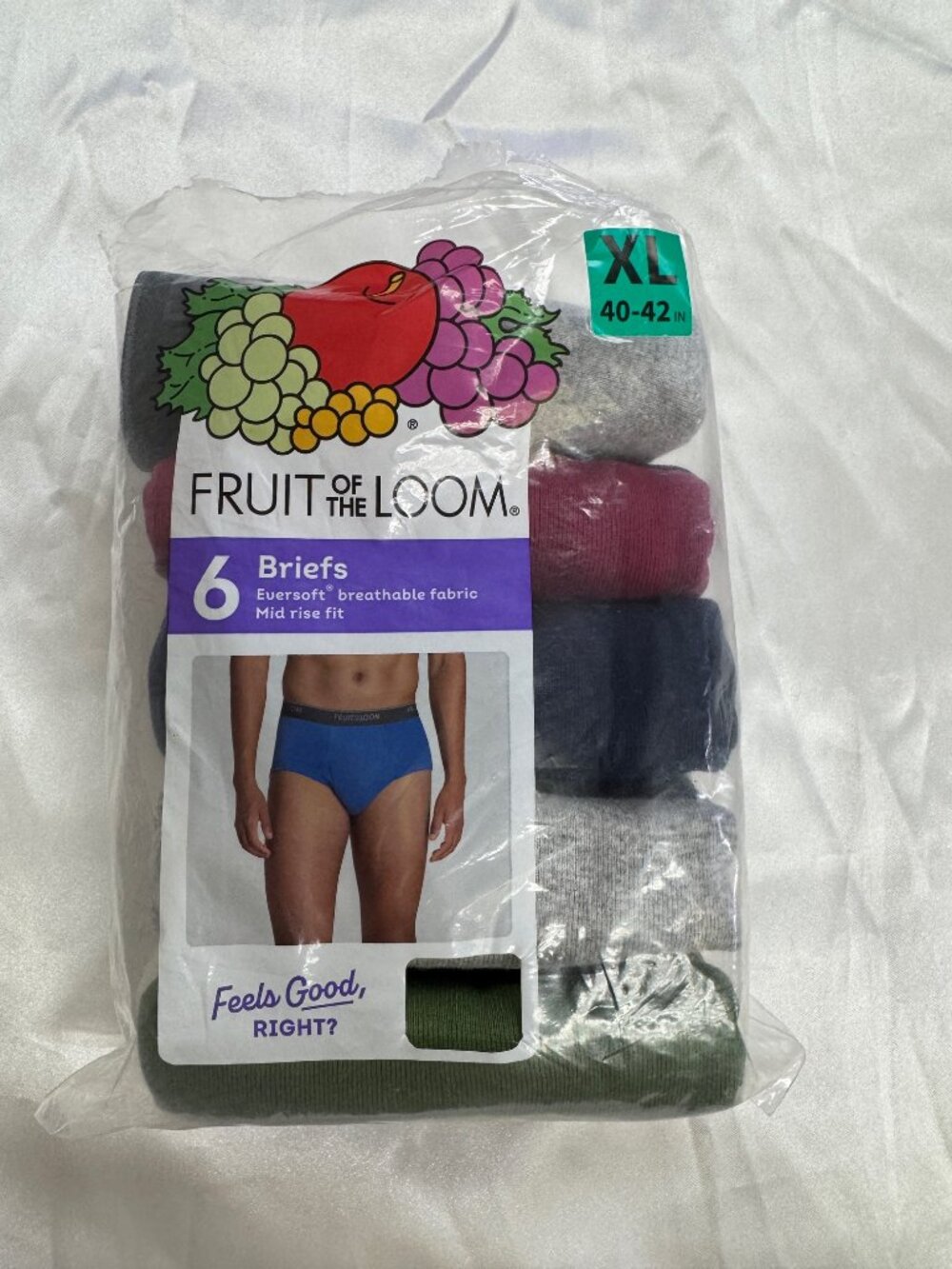 Fruit of the Loom Mens 5 Briefs - XL